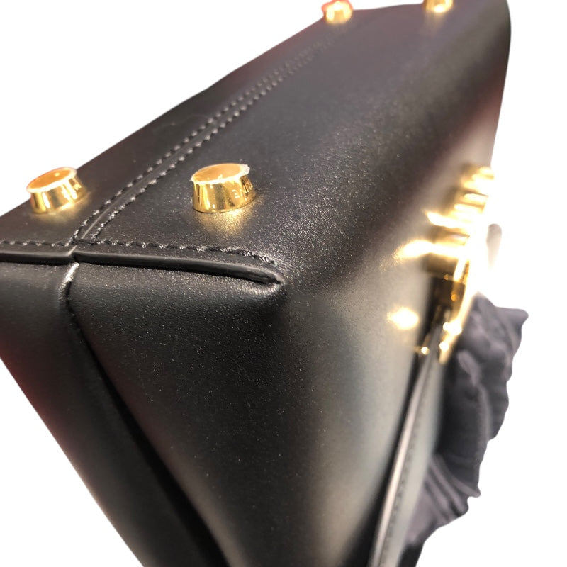セリーヌ CELINE ティーン二ノバック 118113 ブラック・ゴールド金具 カーフ スムースサテンドカーフ レディース ハンドバッグ