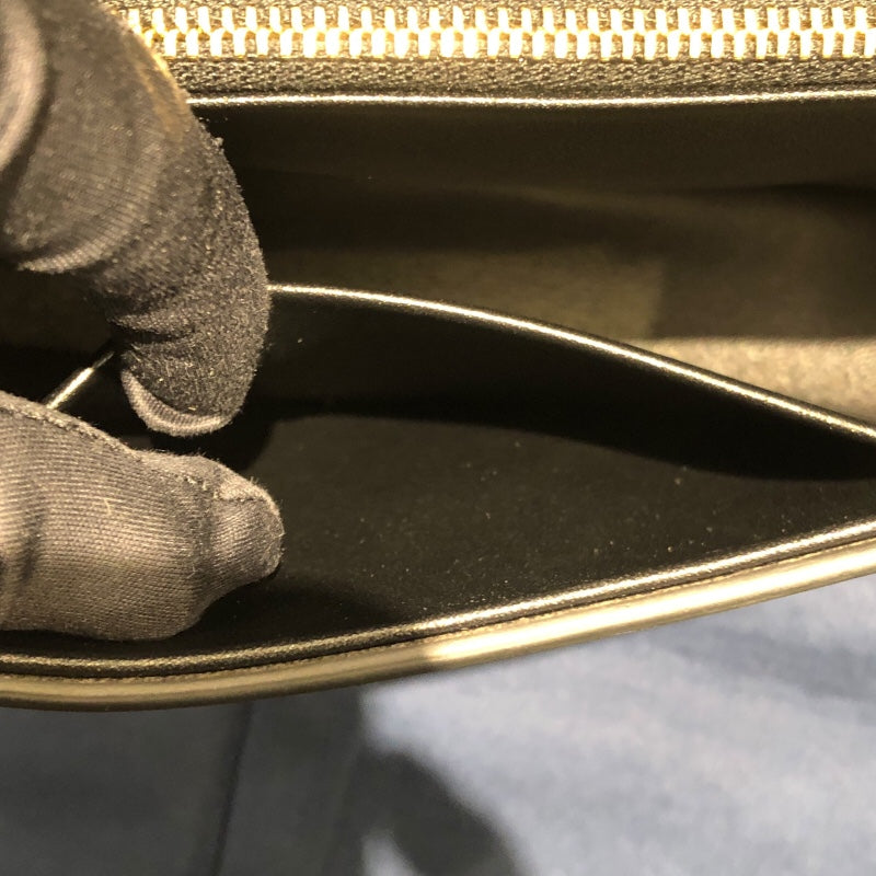セリーヌ CELINE ティーン二ノバック 118113 ブラック・ゴールド金具 カーフ スムースサテンドカーフ レディース ハンドバッグ