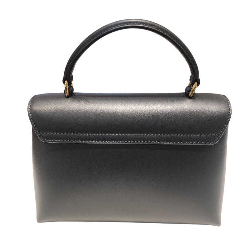 セリーヌ CELINE ティーン二ノバック 118113 ブラック・ゴールド金具 カーフ スムースサテンドカーフ レディース ハンドバッグ