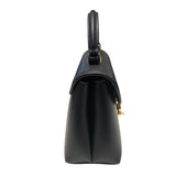 セリーヌ CELINE ティーン二ノバック 118113 ブラック・ゴールド金具 カーフ スムースサテンドカーフ レディース ハンドバッグ