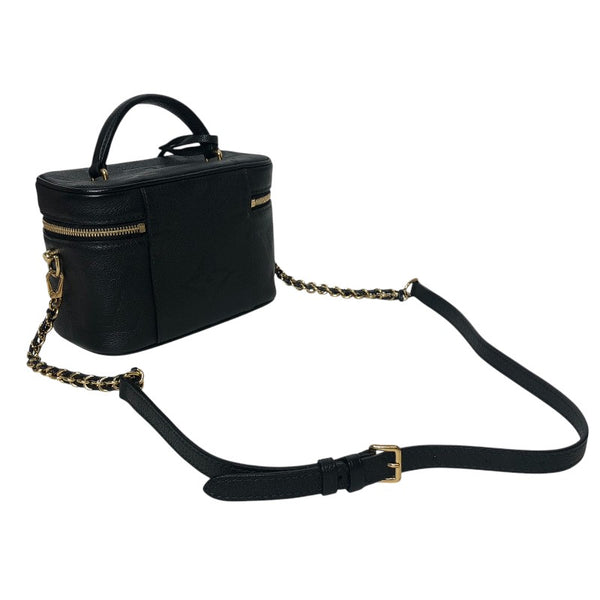 ルイ・ヴィトン LOUIS VUITTON ヴァニティ PM M45598 ノワール モノグラムアンプラント レディース ハンドバッグ