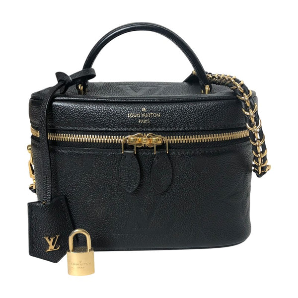ルイ・ヴィトン LOUIS VUITTON ヴァニティ PM M45598 ノワール モノグラムアンプラント レディース ハンドバッグ