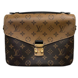ルイ・ヴィトン LOUIS VUITTON ポシェット・メティスMM M44876 ブラウン　ゴールド金具 PVC レディース ショルダーバッグ