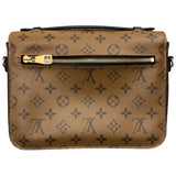 ルイ・ヴィトン LOUIS VUITTON ポシェット・メティスMM M44876 ブラウン　ゴールド金具 PVC レディース ショルダーバッグ