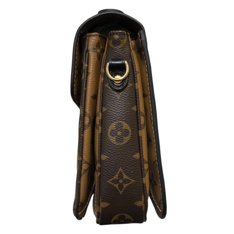 ルイ・ヴィトン LOUIS VUITTON ポシェット・メティスMM M44876 ブラウン　ゴールド金具 PVC レディース ショルダーバッグ