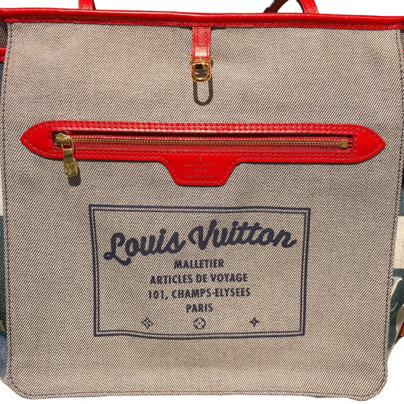 ルイ・ヴィトン LOUIS VUITTON ネヴァーフルMM M44981 ゴールド金具 モノグラムデニム レディース トートバッグ