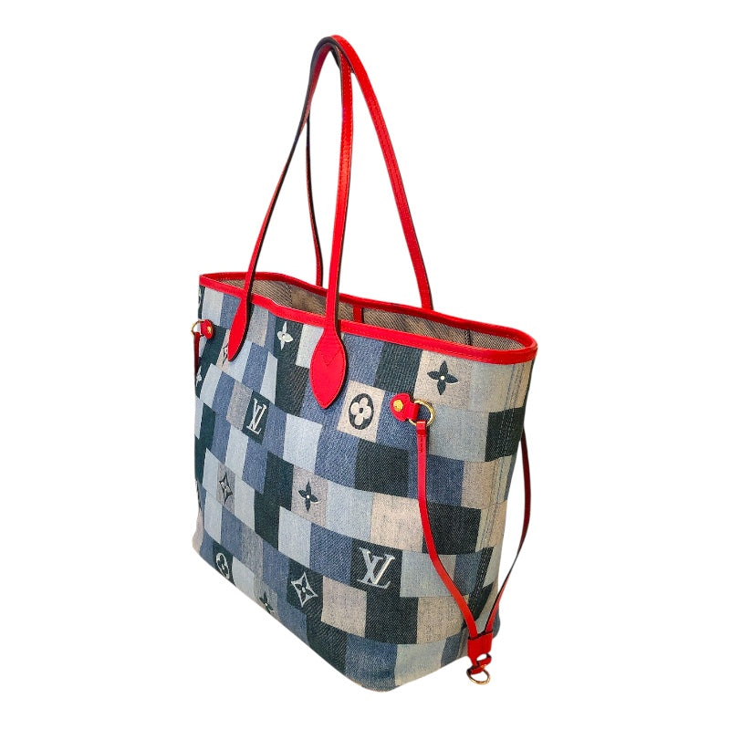 ルイ・ヴィトン LOUIS VUITTON ネヴァーフルMM M44981 ゴールド金具 モノグラムデニム レディース トートバッグ