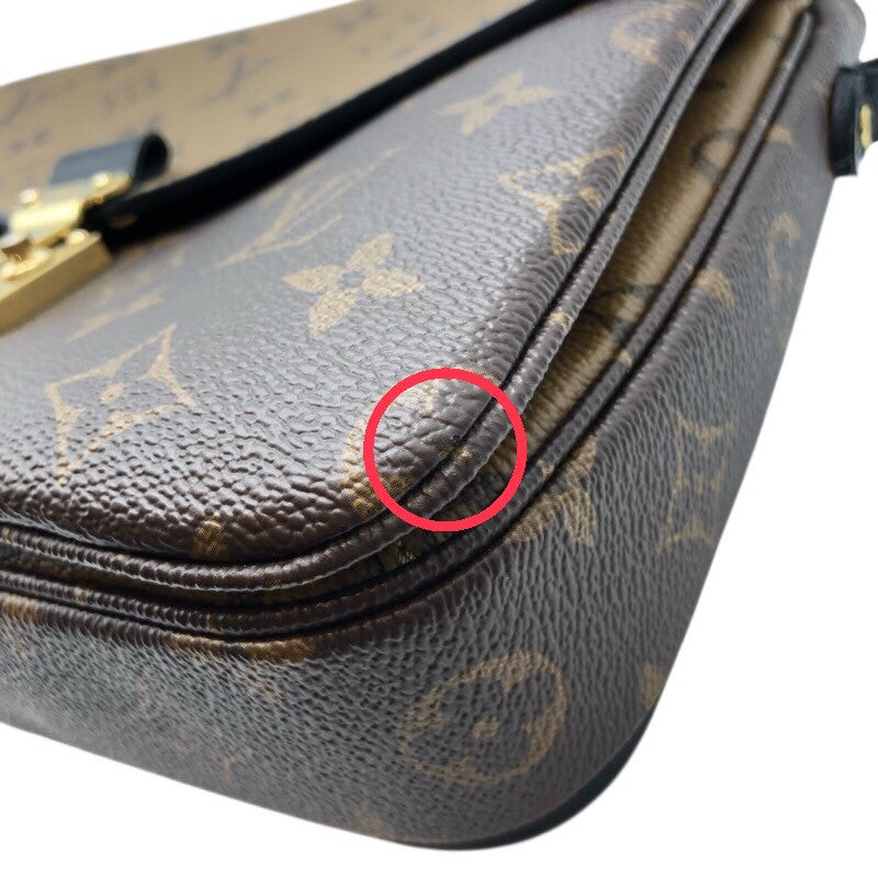 ルイ・ヴィトン LOUIS VUITTON ポシェット・メティスMM M44876 モノグラム・リバース レディース ショルダーバッグ