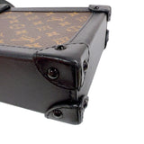ルイ・ヴィトン LOUIS VUITTON ポシェット トランク ヴェルティカル  M63913 ブラウン/ブラック　ゴールド金具 モノグラム ユニセックス ショルダーバッグ