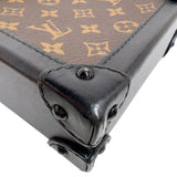 ルイ・ヴィトン LOUIS VUITTON ポシェット トランク ヴェルティカル  M63913 ブラウン/ブラック　ゴールド金具 モノグラム ユニセックス ショルダーバッグ