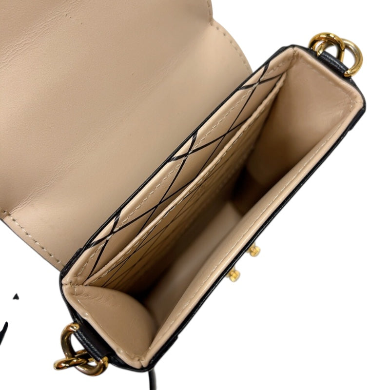 ルイ・ヴィトン LOUIS VUITTON ポシェット トランク ヴェルティカル  M63913 ブラウン/ブラック　ゴールド金具 モノグラム ユニセックス ショルダーバッグ