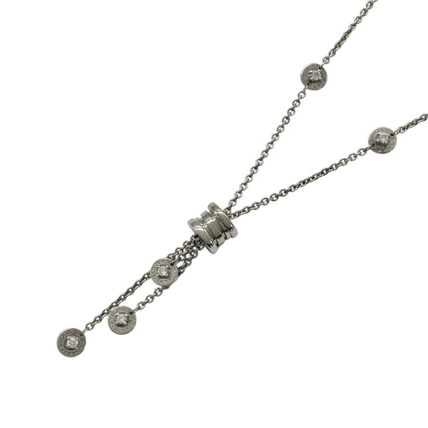 ブルガリ BVLGARI ビーゼロワンエレメントダイヤネックレス ホワイトゴールド K18WG ジュエリー