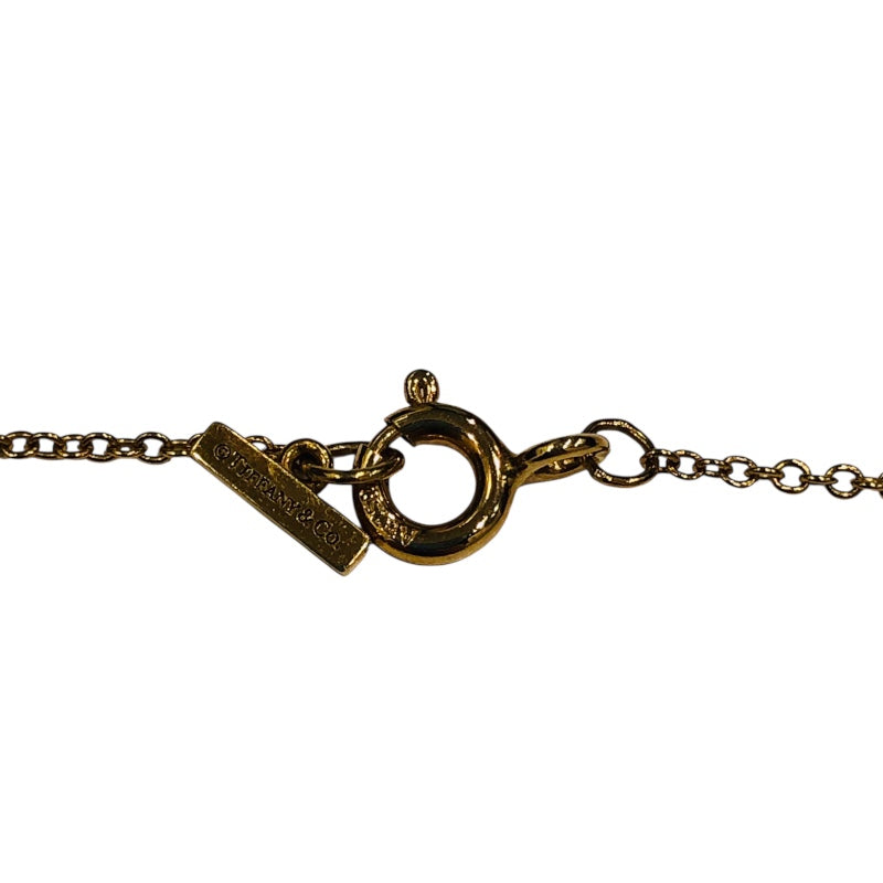 ティファニー TIFFANY＆CO T TWO サークルネックレス イエローゴールド Au750 ジュエリー