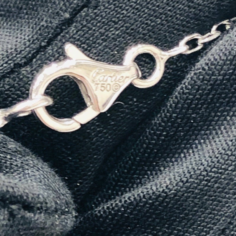 カルティエ Cartier カレスドルキデバル ダイヤネックレス ホワイトゴールド 750 ジュエリー