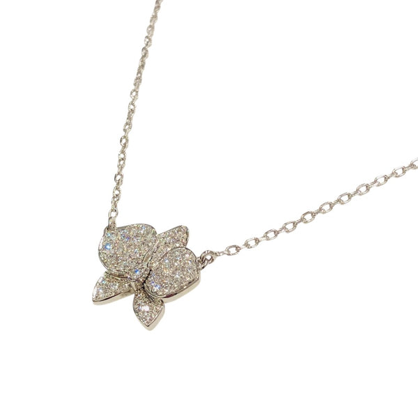 カルティエ Cartier カレスドルキデバル ダイヤネックレス ホワイトゴールド 750 ジュエリー