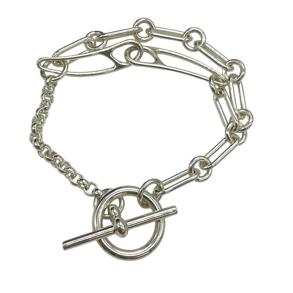 エルメス HERMES シェーヌ ダンクル パンクブレス Ag925　 ジュエリー