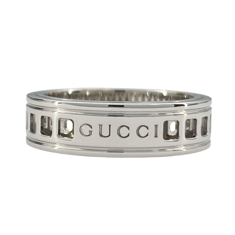 グッチ GUCCI スクロールリング K18WG ジュエリー