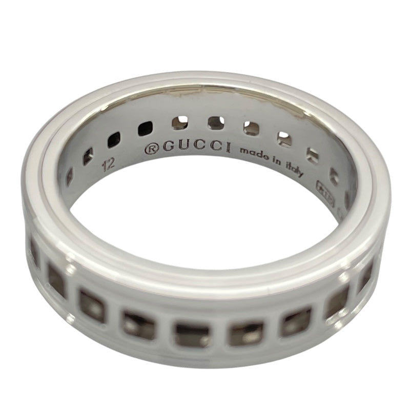 グッチ GUCCI スクロールリング K18WG ジュエリー
