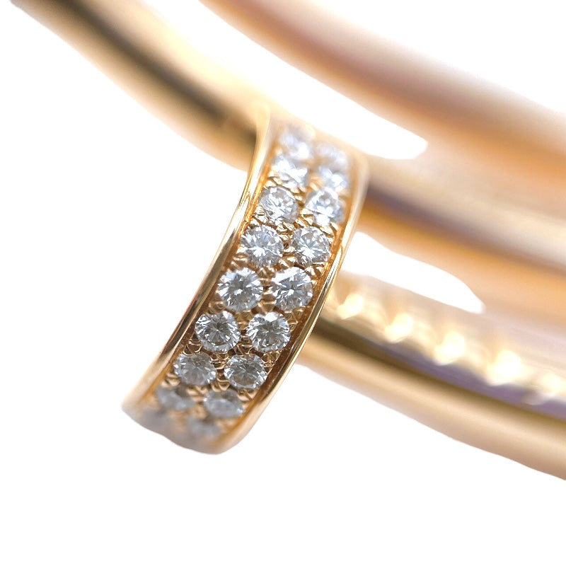 週末再度お値下げ　カルティエ　ジュストアンクル　ダイヤ　スモール　バングル カルティエ Cartier ジュストアンクル ダイヤブレスダブル K18