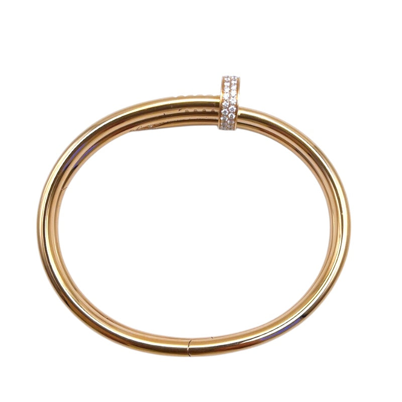 カルティエ Cartier ジュストアンクル　ダイヤブレスダブル K18ピンクゴールド ダイヤモンド ジュエリー