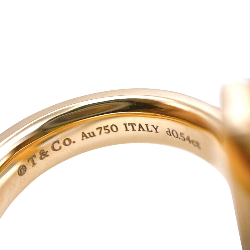 ティファニー TIFFANY＆CO Tワンワイドリング K18ピンクゴールド ジュエリー