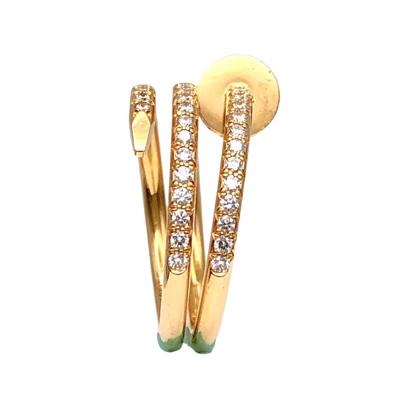 カルティエ Cartier ジュストアンクルリングSM K18ゴールド ジュエリー