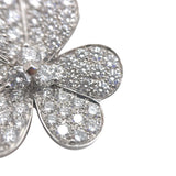 ヴァンクリーフ＆アーペル Van Cleef & Arpels フリヴォルダイヤブローチ K18ホワイトゴールド ジュエリー