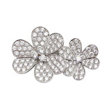 ヴァンクリーフ＆アーペル Van Cleef & Arpels フリヴォルダイヤブローチ K18ホワイトゴールド ジュエリー