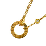 カルティエ Cartier ラブサークルネックレス ピンクゴールド Au750/ダイヤモンド ジュエリー