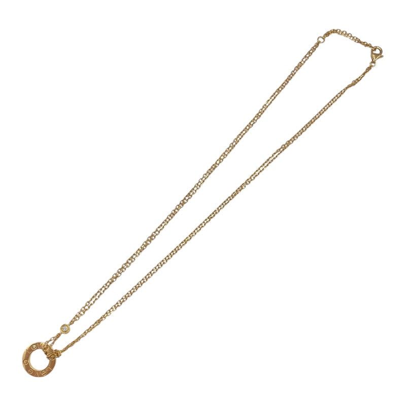 カルティエ Cartier ラブサークルネックレス ピンクゴールド Au750/ダイヤモンド ジュエリー