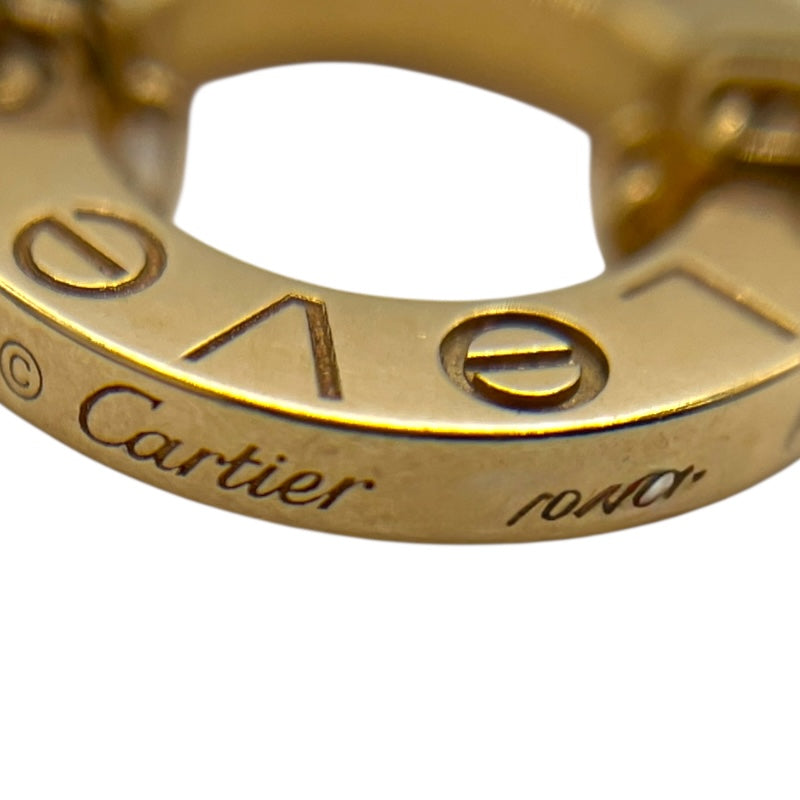 カルティエ Cartier ラブサークルネックレス ピンクゴールド Au750/ダイヤモンド ジュエリー