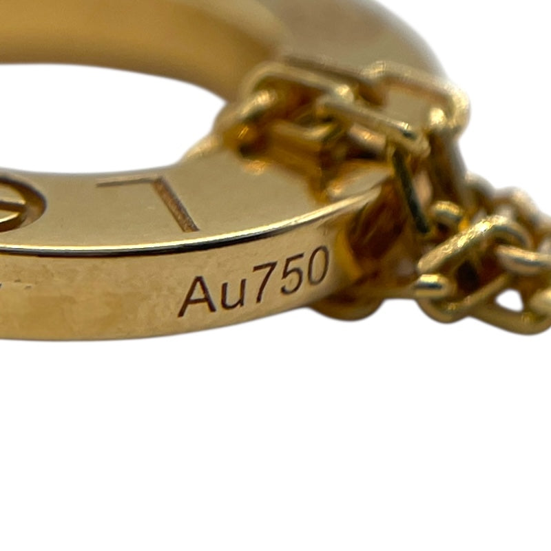 カルティエ Cartier ラブサークルネックレス ピンクゴールド Au750/ダイヤモンド ジュエリー