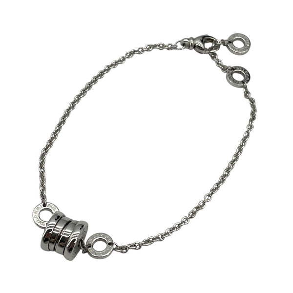 ブルガリ BVLGARI ビーゼロワンエレメントブレス ホワイトゴールド Au750 ジュエリー