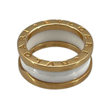 ブルガリ BVLGARI ビーゼロワンリング2バンド 750PG ジュエリー