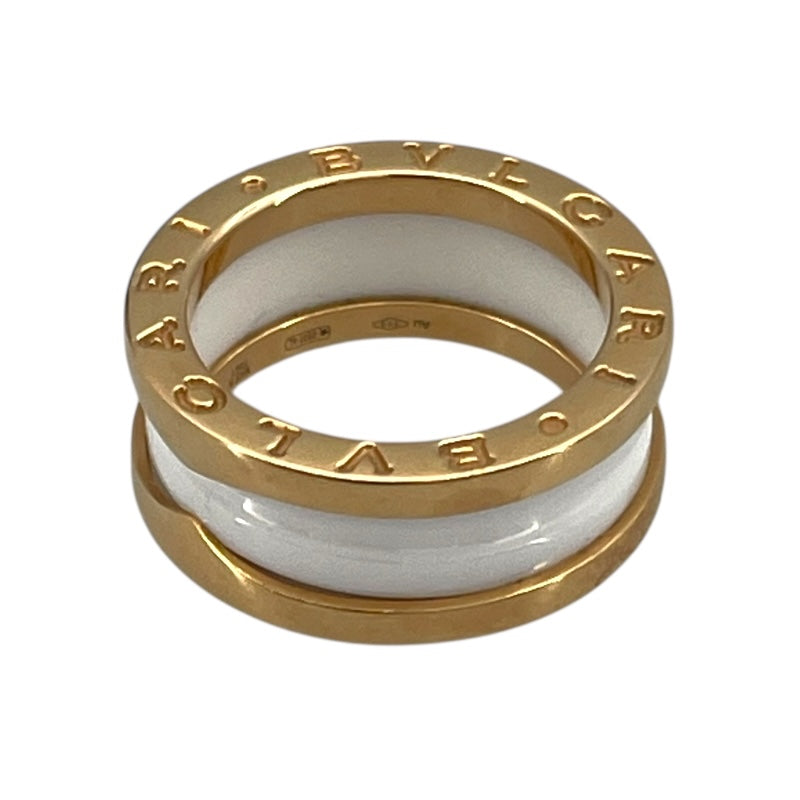ブルガリ BVLGARI ビーゼロワンリング2バンド 750PG ジュエリー