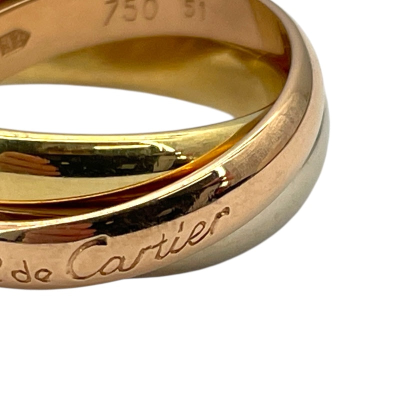 カルティエ Cartier トリニティリング ゴールド ホワイトゴールド ピンクゴールド 750 ジュエリー