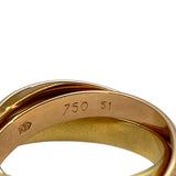 カルティエ Cartier トリニティリング ゴールド ホワイトゴールド ピンクゴールド 750 ジュエリー
