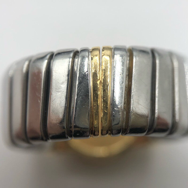 ブルガリ BVLGARI トゥボガスリング K18/SS ジュエリー