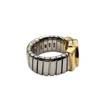 ブルガリ BVLGARI トゥボガスリング K18/SS ジュエリー