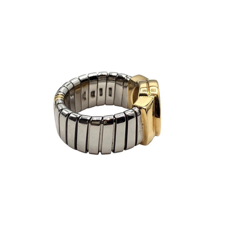ブルガリ BVLGARI トゥボガスリング K18/SS ジュエリー