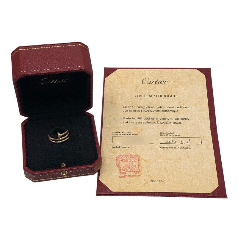 カルティエ Cartier ジュストアンクルダイヤリングSM K18ピンクゴールド ジュエリー