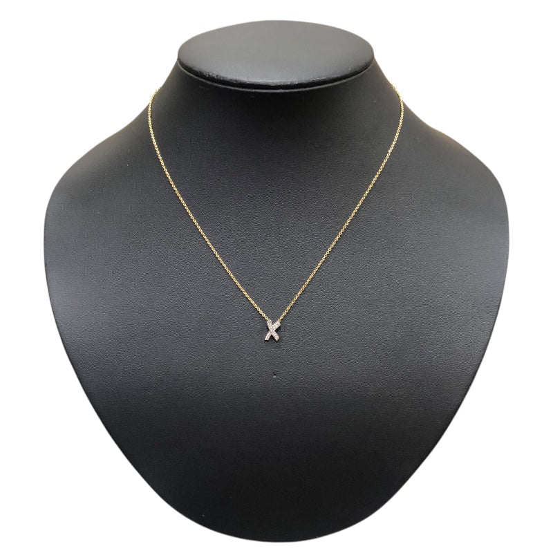 TIFFANY&Co ティファニー Pt950 750 キス ネックレス Tiffany & Co. - TIFFANY&Co ティファニー Pt950 750 キス