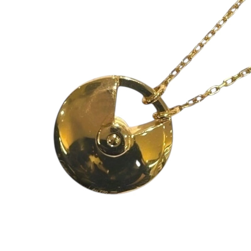 カルティエ Cartier アミュレットドゥカルティエネックレス YG750/ダイヤモンド/パール ダイヤモンド ジュエリー