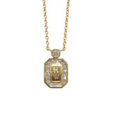 ハリーウィンストン HARRY WINSTON HWロゴネックレス 750YG ジュエリー
