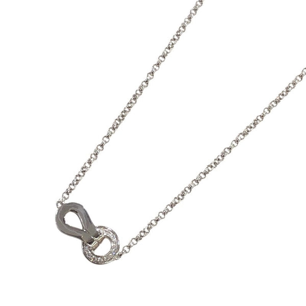 カルティエ Cartier アグラフネックレス 750WG/ダイヤモンド ジュエリー