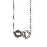 カルティエ Cartier アグラフネックレス 750WG/ダイヤモンド ジュエリー