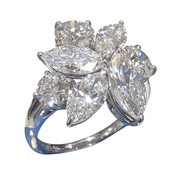 ミキモト MIKIMOTO リング Pt950/ダイヤモンド ダイヤモンド