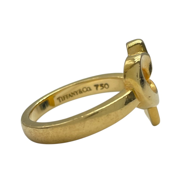 ティファニー TIFFANY＆CO ラビングハートリング K18YG ジュエリー