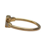 ティファニー TIFFANY＆CO Tワイヤーダイヤリング K18PG ジュエリー
