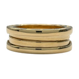 ブルガリ BVLGARI ビーゼロワンリング２バンド K18YG ジュエリー